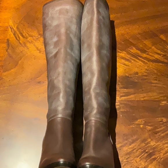 Loro piana womens heeled boots new 39.5 brown leather - Picture 7 of 9